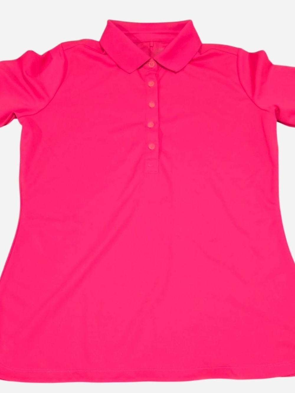 Nike Women’s Bright Pink Button-Down Polo